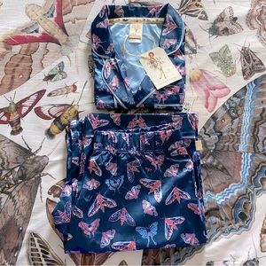 Munki Munki “silk” pajama set